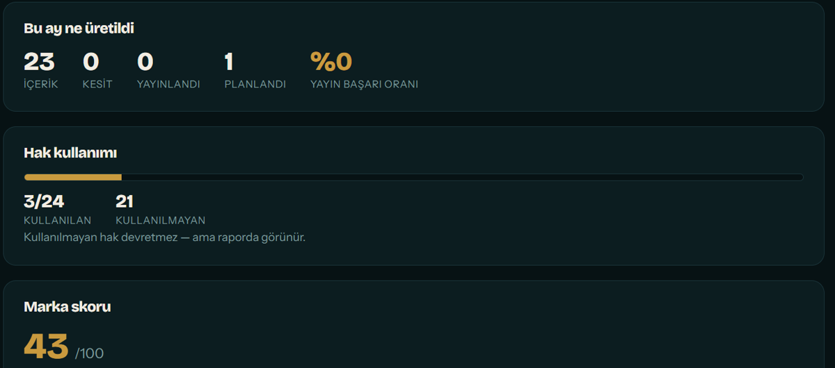 Monthly report